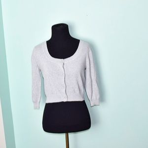Super Cute Light Grey Cardigan